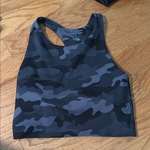 Champion Gray Camo Racerback Top